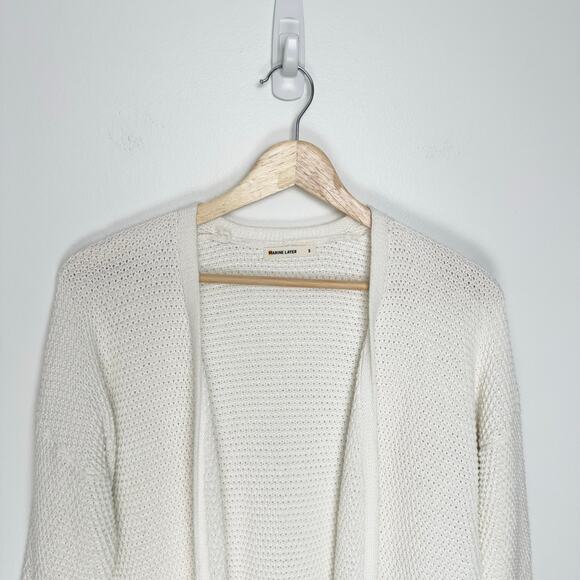 Marine Layer Catalina Knit 100% Cotton Cardigan | White | SZ S - Picture 6 of 12